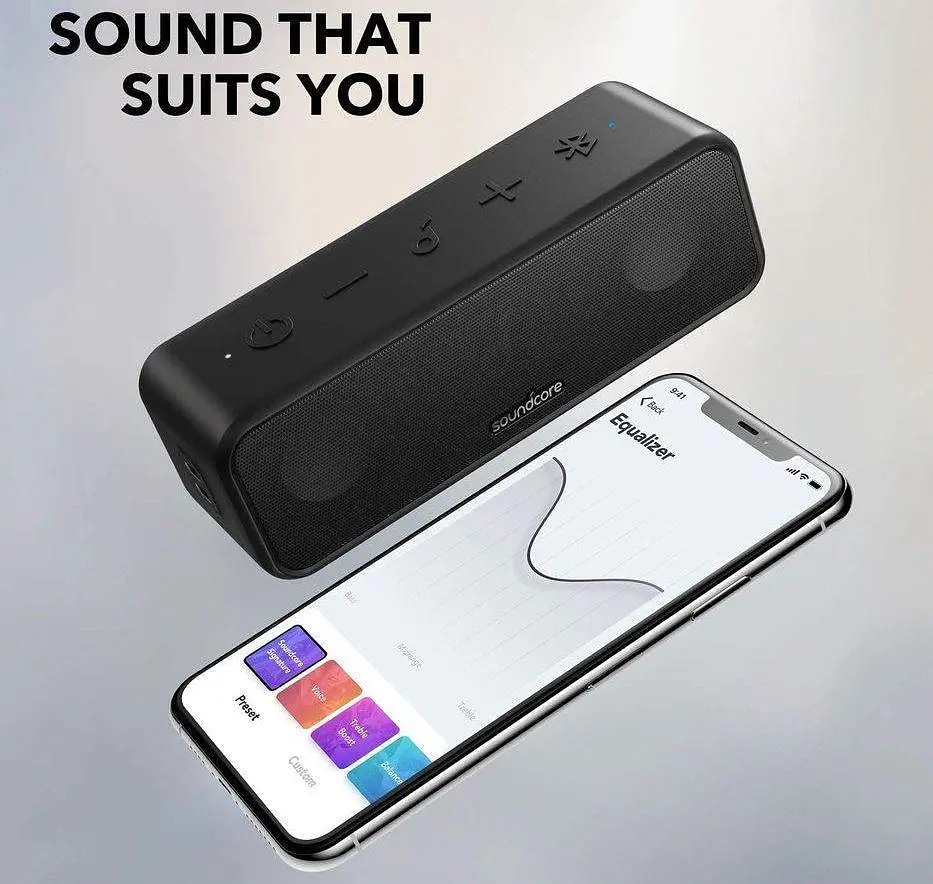 Портативна акустика Anker Soundcore 3 A3117 16 Вт бездротова чорна - фото 3