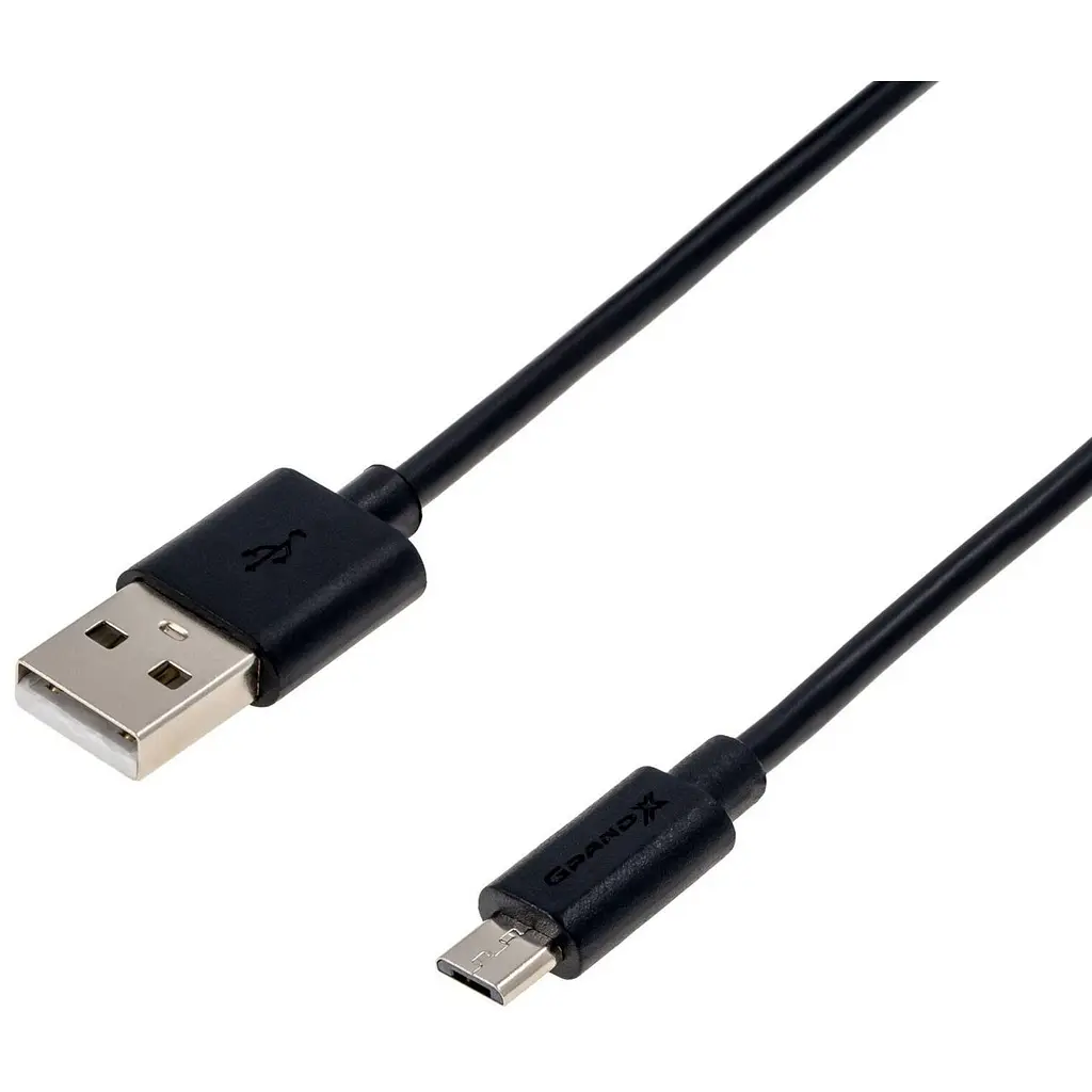 Кабель Grand-X USB - Micro USB (M/M), Cu, 2.5 м, Чорний (PM025B) - фото 4