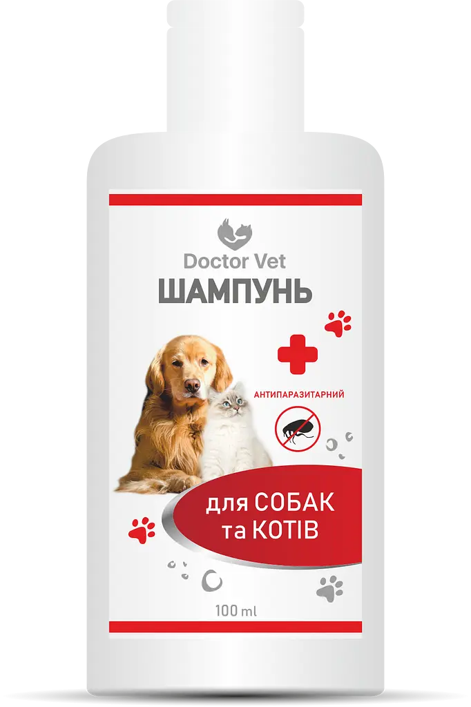 Шампунь антипаразитарний для собак та котів Doctor Vet 100 мл - фото 3