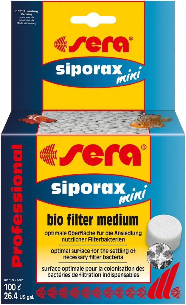 Наповнювач для фільтра Sera Siporax Mini 130 г на 100 л 08477