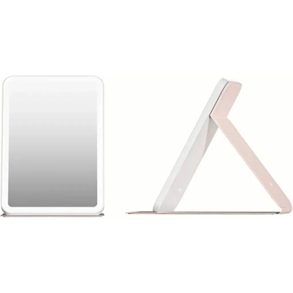 Дзеркало для макіяжу DOCO Daylight Portable Flat Mirror Pro Pink (FM008P) [162477] - фото 3