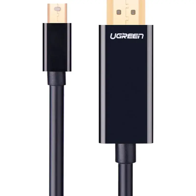 Кабель мультимедійний miniDisplayPort M to HDMI M 1.5m MD101 4K black Ugreen (20848) - фото 2
