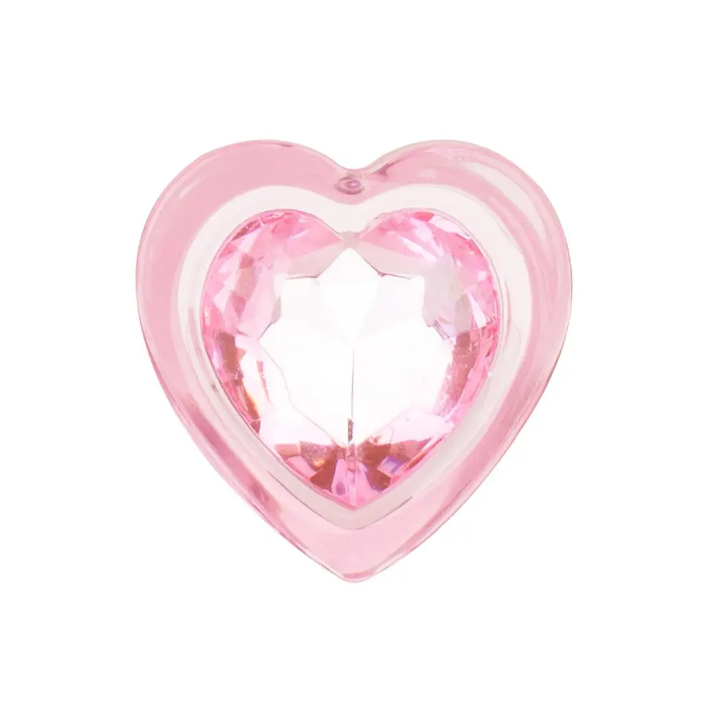 Анальна пробка EasyToys Anal Plug Glass S 7 см (рожевий) - фото 4