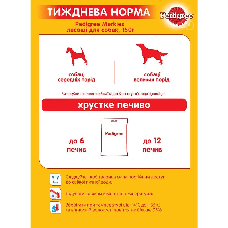 Ласощі для собак Pedigree Markies 150 г - фото 5