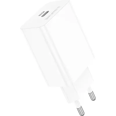 Зарядний пристрій BOROFONE BA21A USB-C PD 20 Вт білий (6941991111402) - фото 2