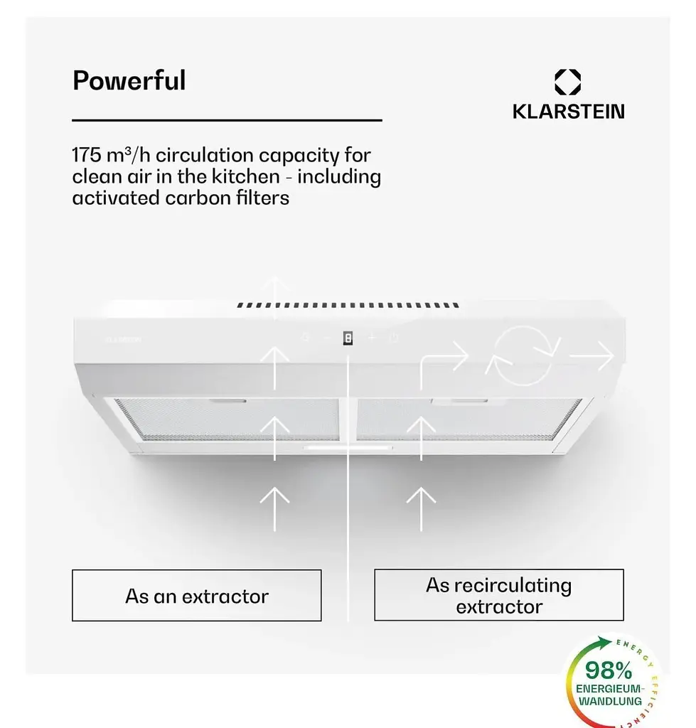 Подшафная вытяжка Klarstein Contempo Neo (10045598) - фото 6