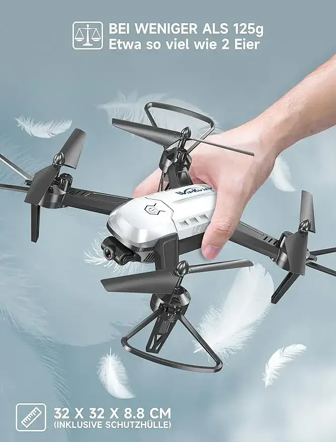 Дрон WipKviey TY-T6 Detective Quadcopter Series Квадрокоптер для початківців з камерою 1080p HD і 2 батареями - фото 3