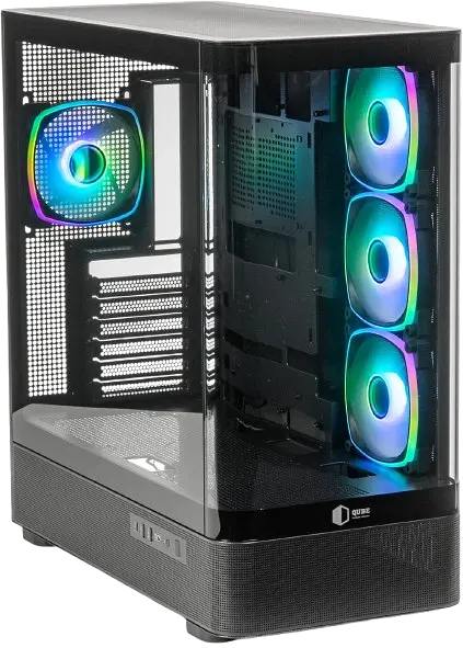 Корпус QUBE MASTERFORCE RGB Black (MASTERFORCE_GBNU3) - фото 2