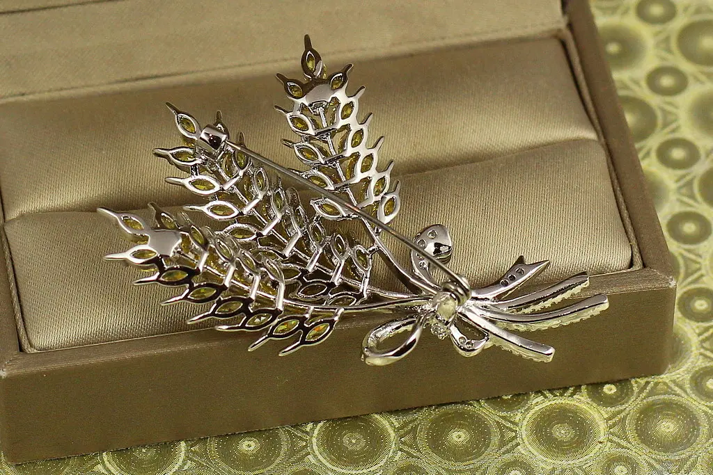 Брошка Xuping Jewelry Симфонія жнив 5,3 см срібляста - фото 2