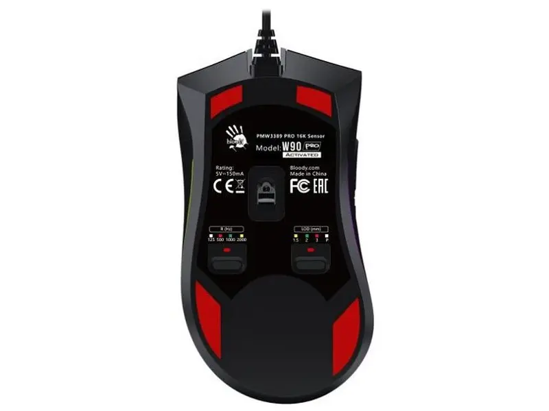 Миша A4Tech Bloody W90 Pro Stone Black - фото 3