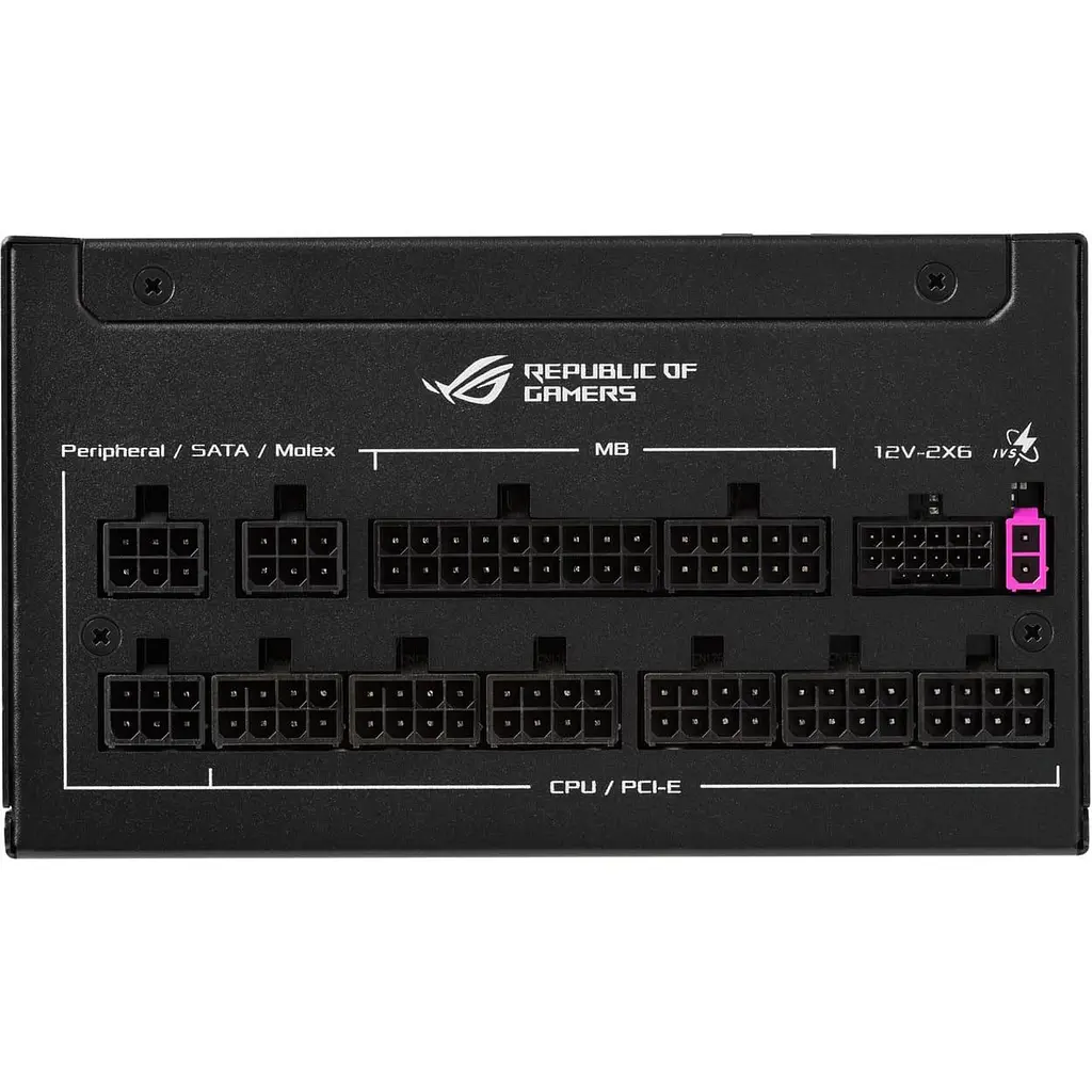 Блок питания ASUS ROG STRIX 1200W 80+ Platinum (90YE00W0-B0NA00) - фото 6