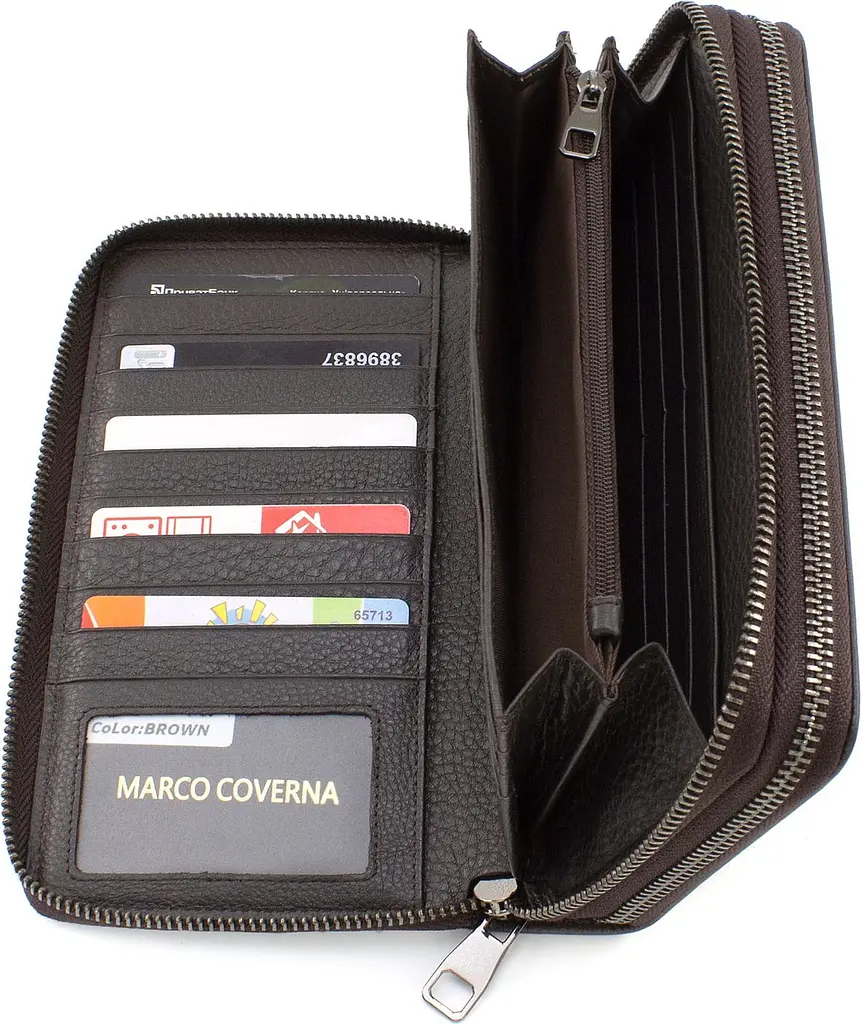 Чоловічий шкіряний клатч Marco Coverna 21х12х4 см sum0022305 - фото 7