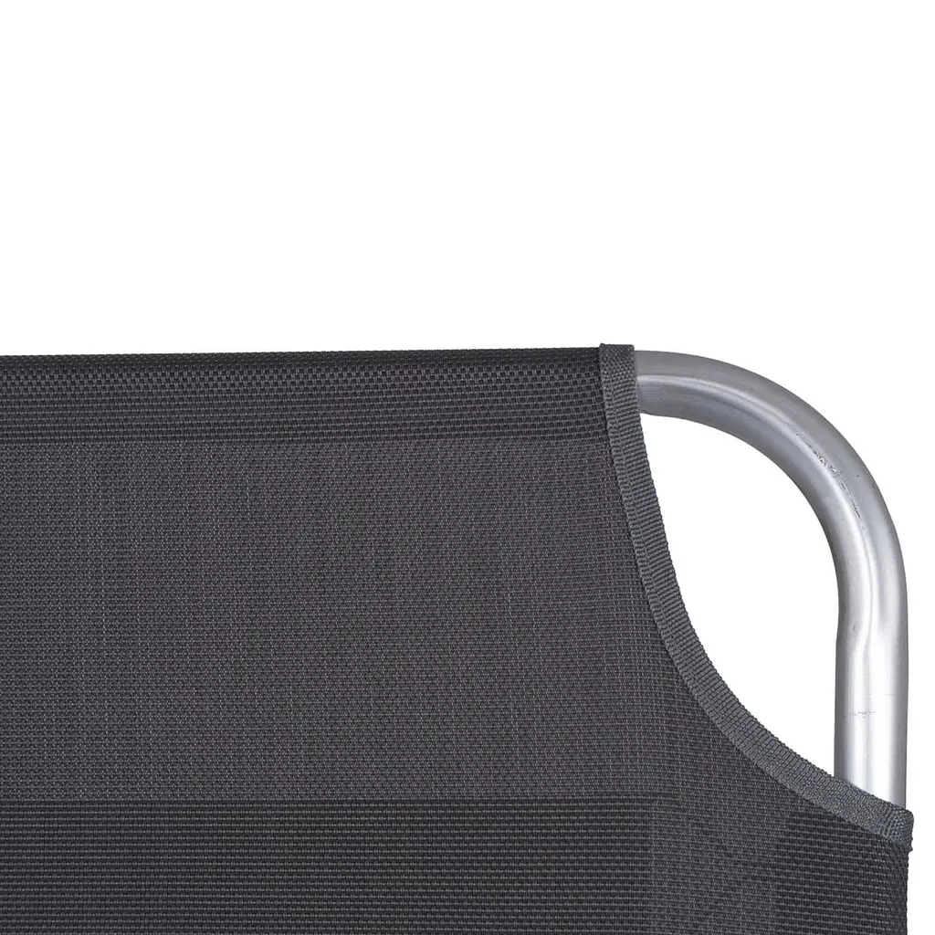 Ліжко розкладне Bo-Camp Sun Lounger 3 Positions Anthracite (1304480) - фото 8