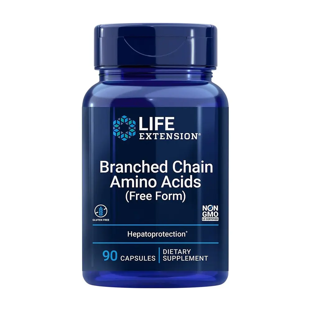 BCAA Life Extension Branched Chain Amino Acids, 90 капсул