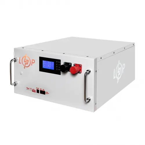 Аккумулятор LogicPower LiFePO4 51,2V - 230 Ah (11776Wh) (BMS SP 200A/100A) RM RS485/CAN LCD WH - фото 2