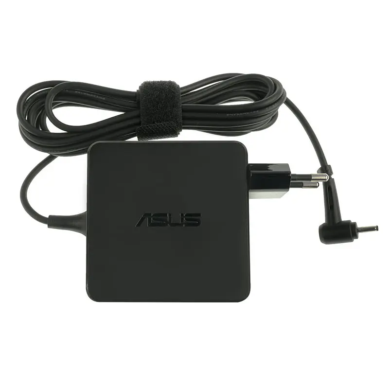 Блок живлення для ноутбука Asus 19V 3.42A 65W 3.0*1.1мм квадратний корпус чорний (адаптер+перехідник) - фото 2