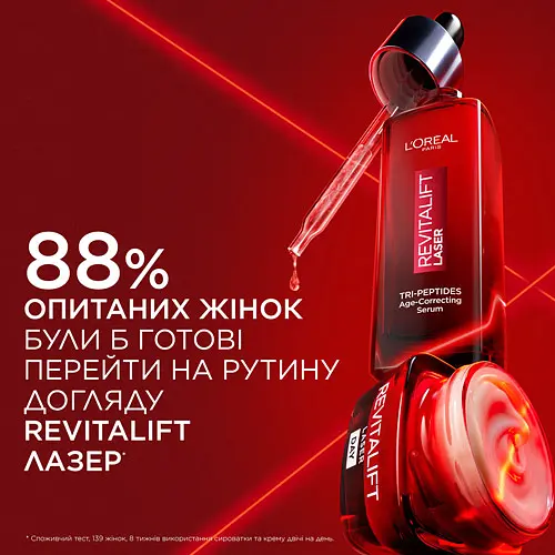 Антивозрастная сыворотка L'Oréal Paris Revitalift Laser Tri-Peptides Age-Correcting Serum 30 мл - фото 3