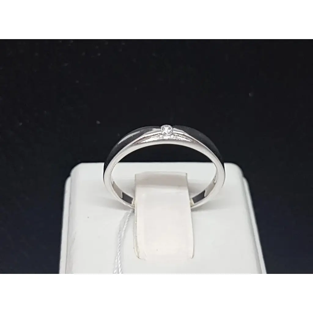 Срібне кільце Золотий квартал з фіанітом. Артикул 1609 17 - фото 3