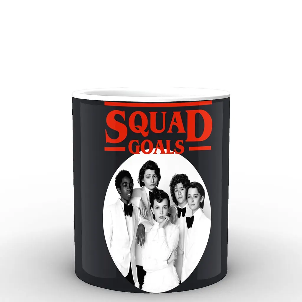 Кухоль GeekLand Stranger Things Дуже дивні справи squad ST.02.008.999 330 мл білий - фото 2