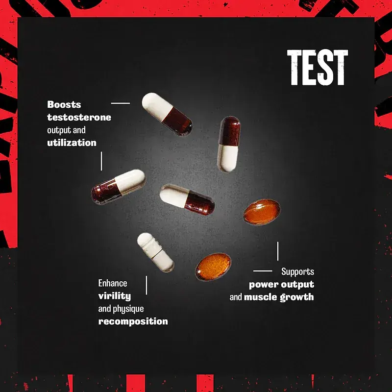 Бустер тестостерону Universal Nutrition Animal Test 21 пакетик - фото 3