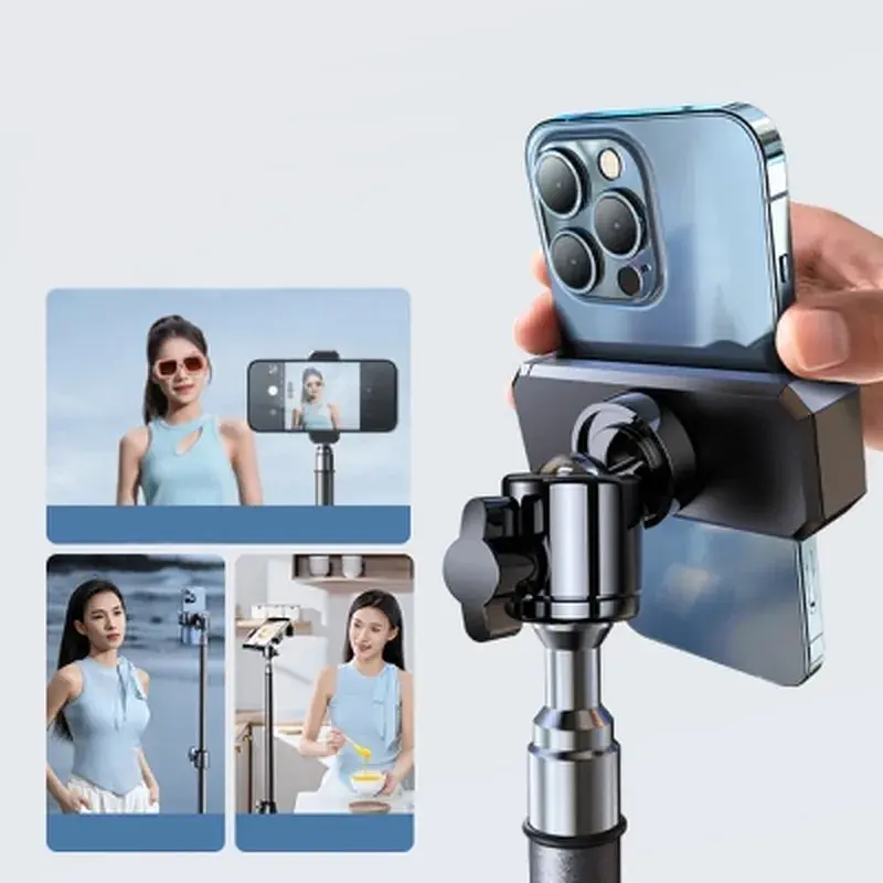 Штатив Rtako RLD-001 1.7M Matte Carbon Steel Tripod Black (6975068278620) - фото 7
