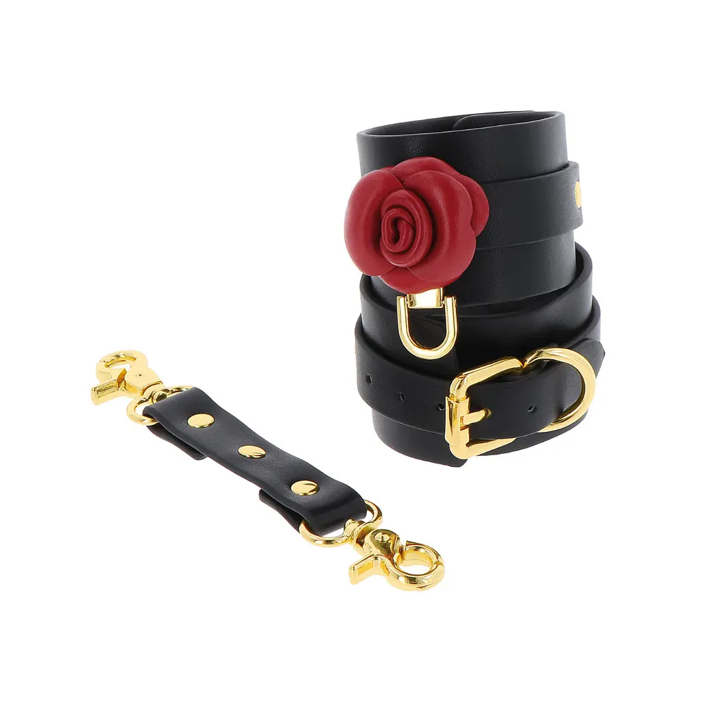 Фіксатори для ніг Taboom Wild Roses Ankle Cuffs чорний - фото 2