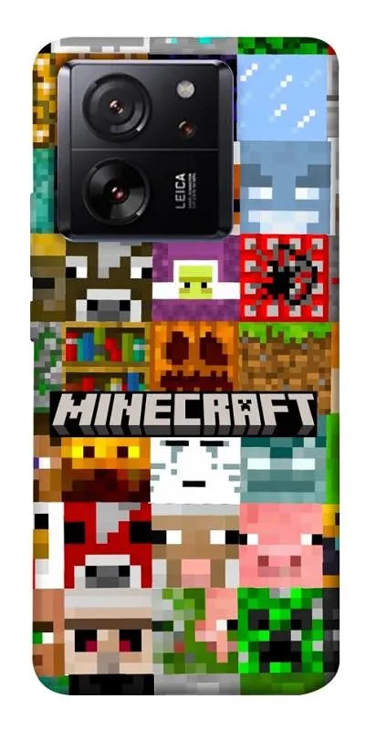 Чохол Demsky Minecraft collage для Xiaomi 13T