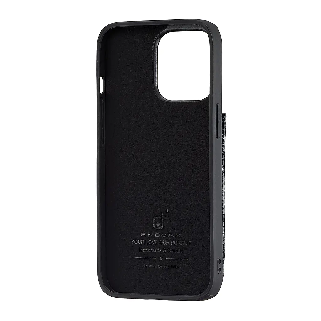 Чохол Jinduka Leather Pocket iPhone 13 Pro Black - фото 3