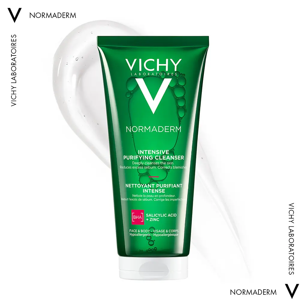 Гель для глибокого очищення Vichy Normaderm жирної схильної до недоліків шкіри обличчя та тіла 200 мл - фото 6