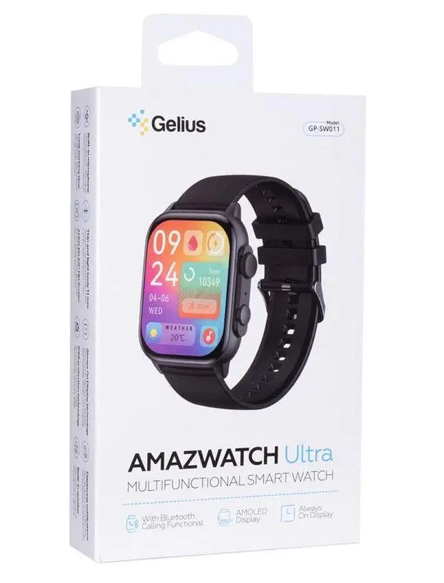 Розумний годинник Gelius Pro Amazwatch Ultra (GP-SW011) чорний - фото 5