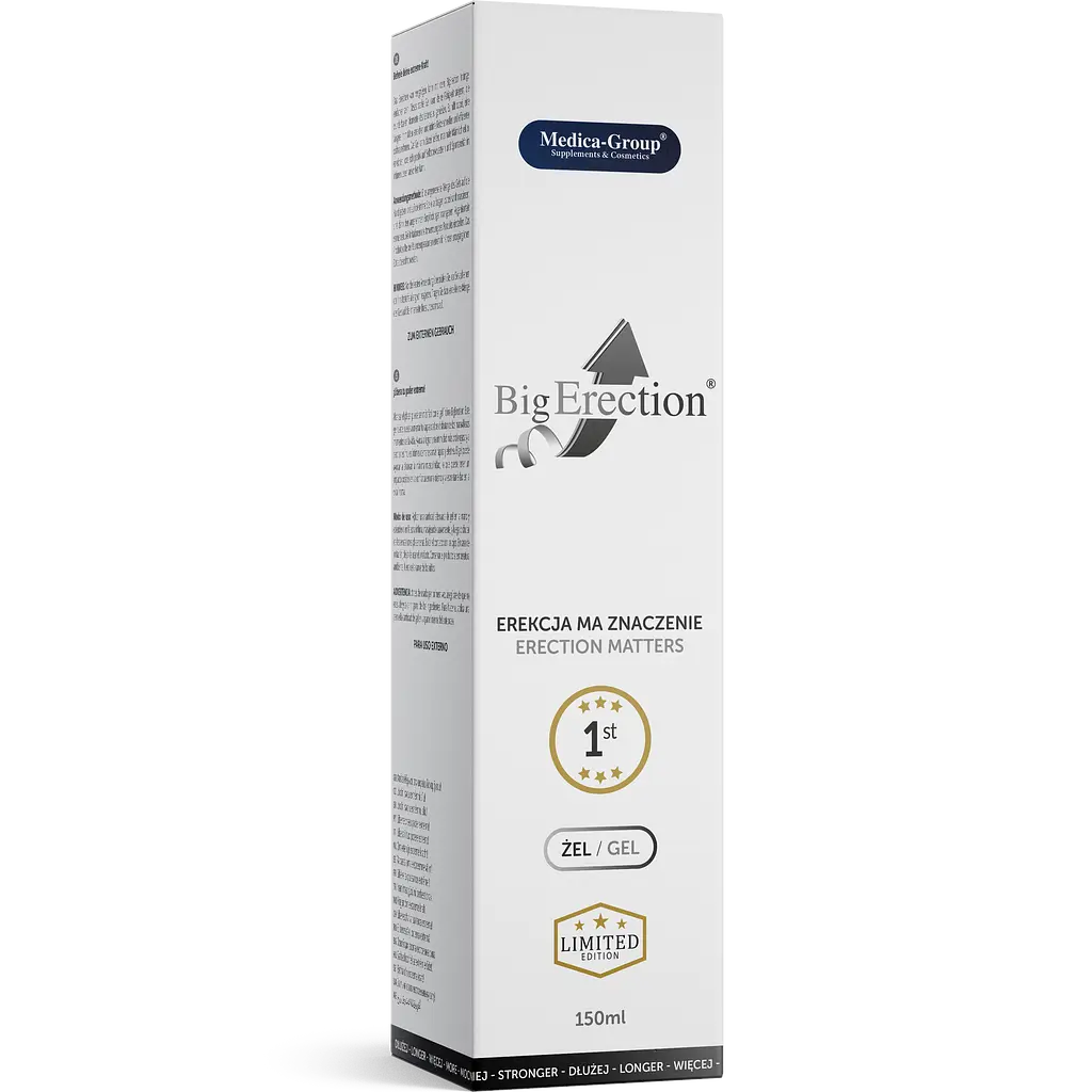 Гель Medica-Group Big Erection Gel для улучшения эрекции для мужчин 150 мл - фото 3