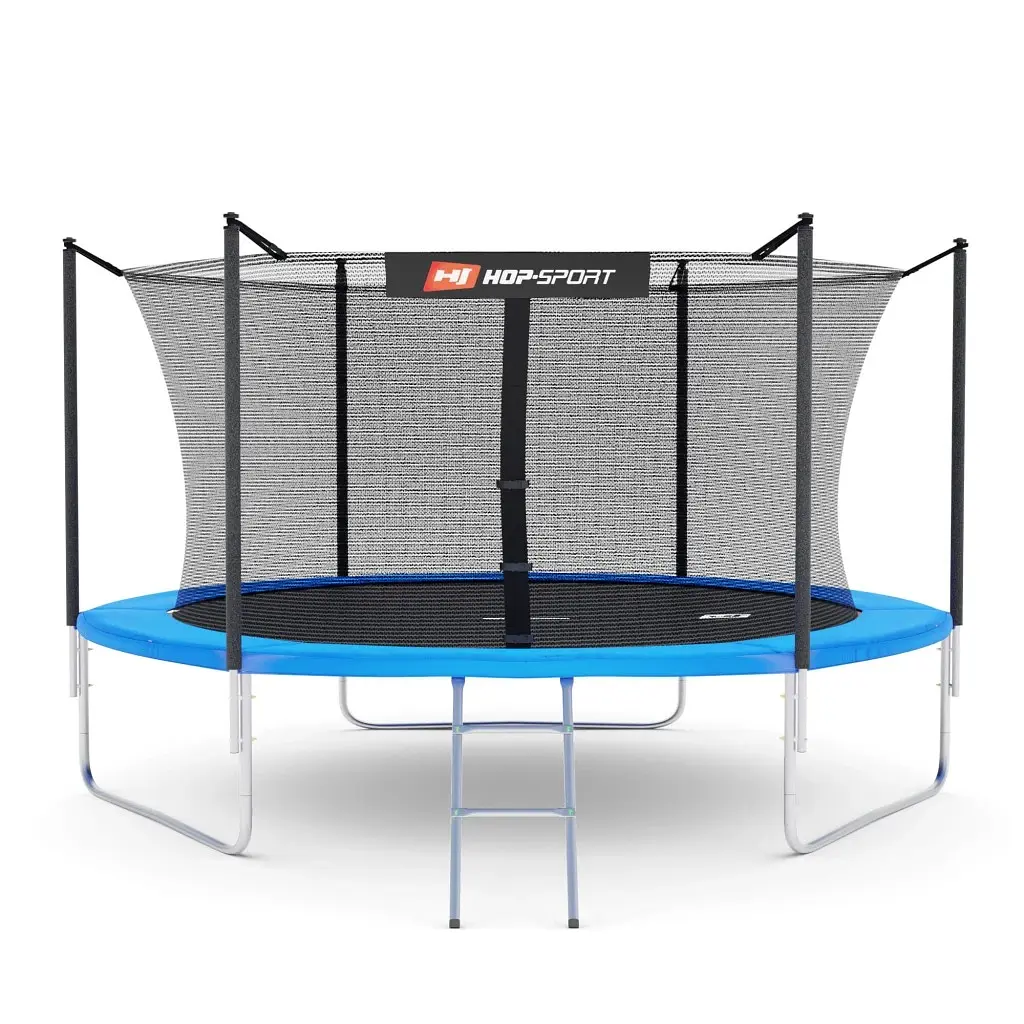 Батут Hop-Sport 10ft з внутрішньою сіткою 305 см синій - фото 2