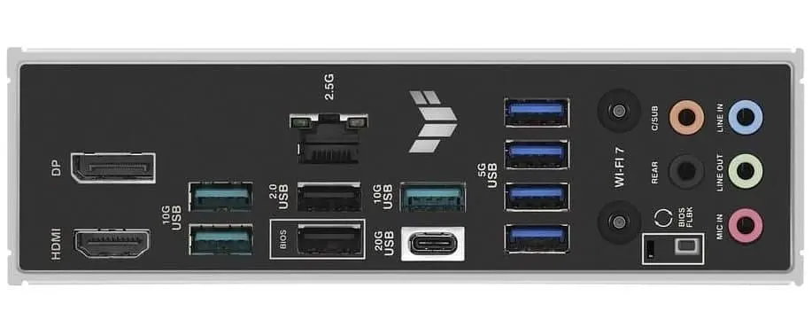 Материнська плата ASUS TUF GAMING B850-PLUS WIFI (TUF GAMING B850-PLUS WIFI) (Socket AM5, AMD B850, ATX) - фото 7