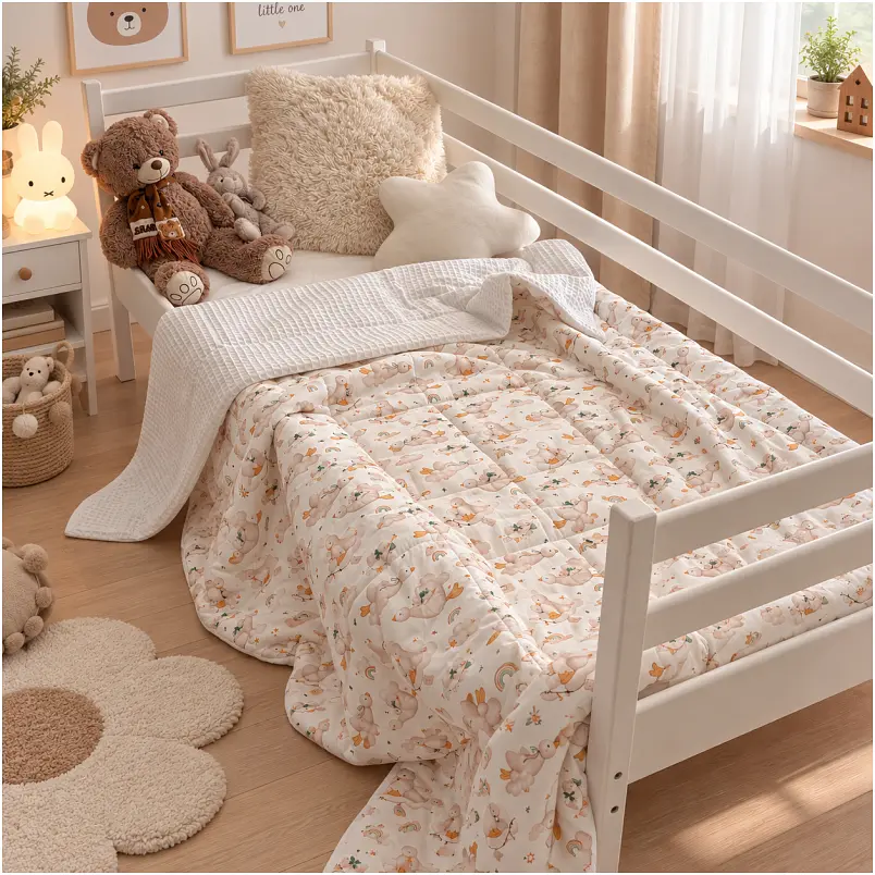 Плед дитячий MirSon Silky Waffle Sleepy ducklings 90х110 см (2200013893202) - фото 8