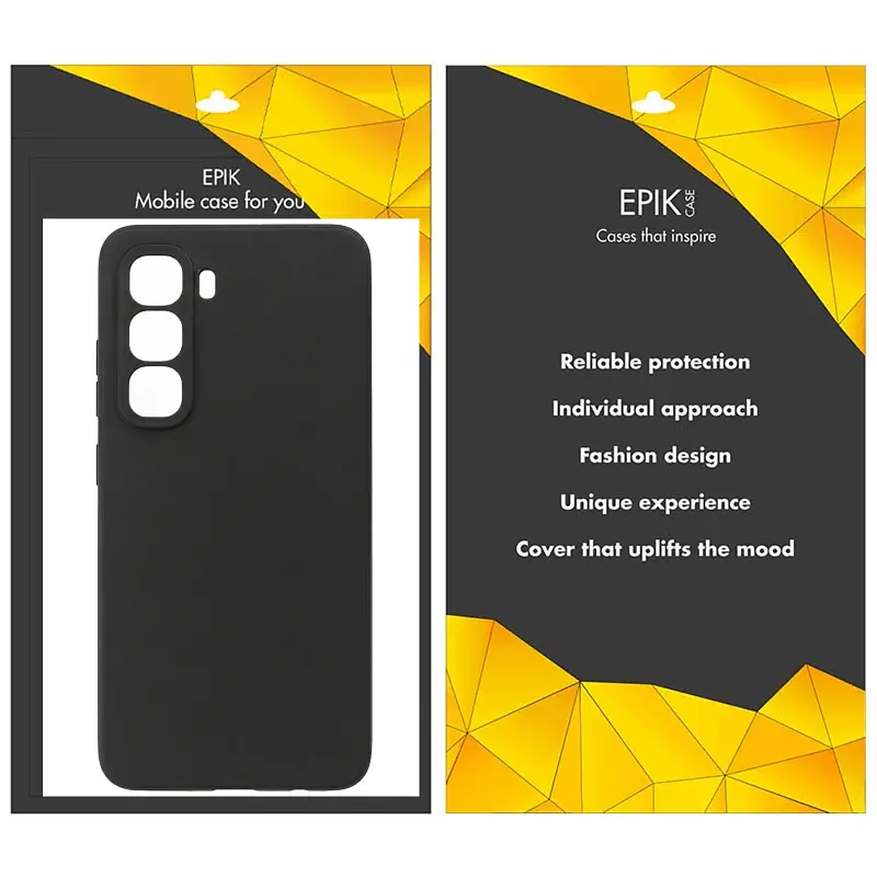 Чохол TPU Epik Black Full Camera для Infinix Hot 70 Чорний - фото 2