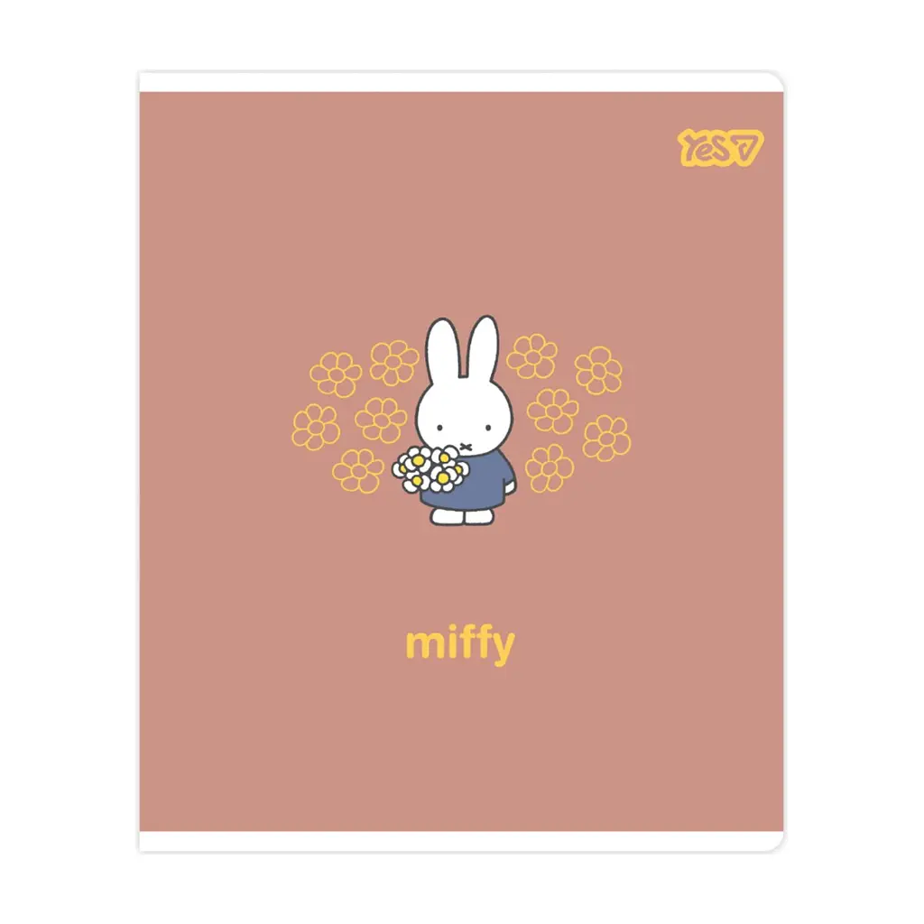 Зошит Yes Miffy Bunny А5 12 аркушів коса лінія (768599), в асортименті - фото 4