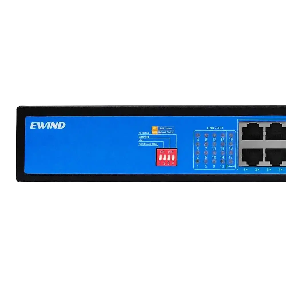 Комутатор Ewind 19 портів некерований PoE (EW-S1919CF-AP) - фото 2