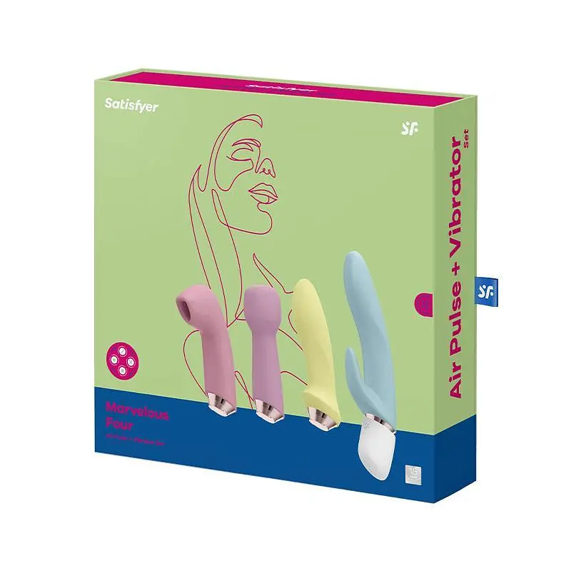 Набір вібраторів Satisfyer Marvelous Four 4 шт. мульті - фото 6