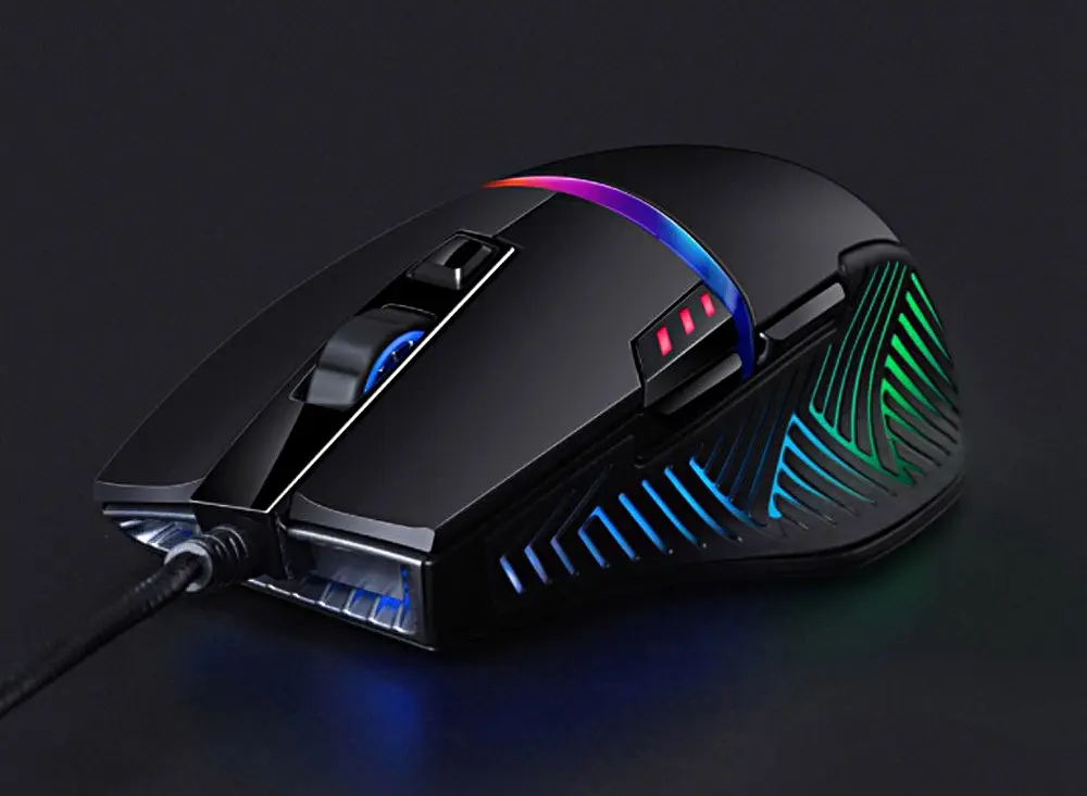 Ігрова миша Xiaomi Blasoul Y720 Lite 7200DPI RGB Black - фото 4