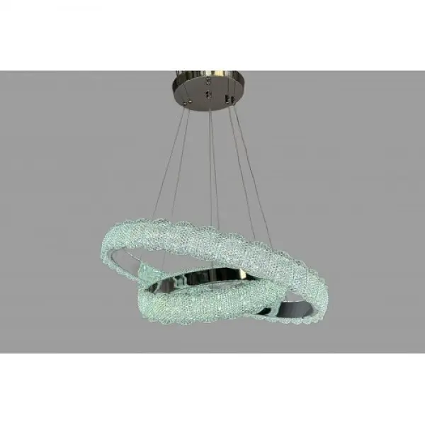 Led люстра кільця Linisoln 1532-60*40 CH - фото 4