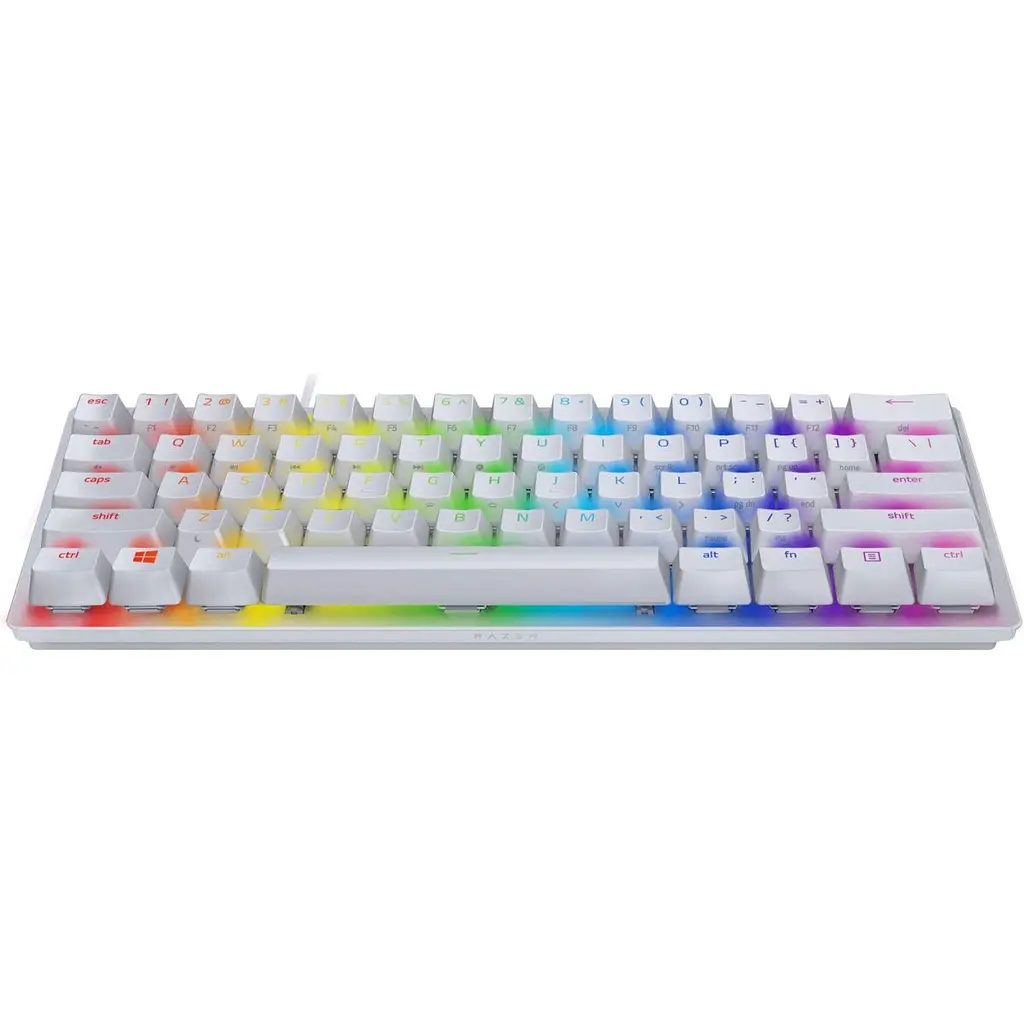 Клавиатура Razer Huntsman Mini Purple Switch ENG Mercury Edition (RZ03-03390300-R3M1) [63492] - фото 3