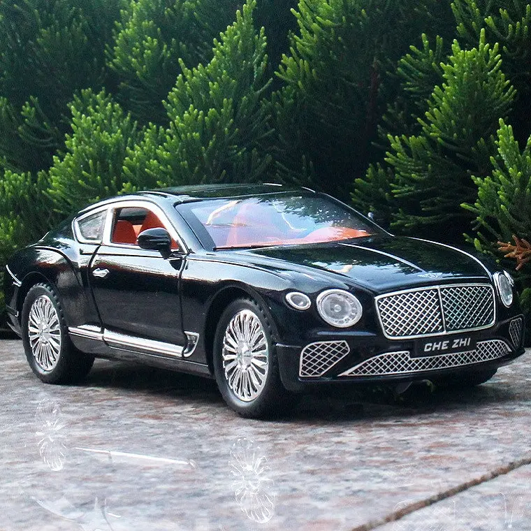 Колекційна металева модель спорткара АвтоЕксперт Bentley Continental GT з інерцією, світлом та звуком 1:24 - фото 3