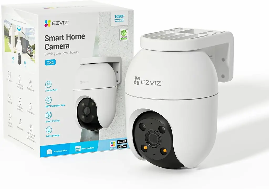 WiFi камера EZVIZ C8c 2MP, поворотна 360°, нічне бачення, трекінг, звук - фото 4