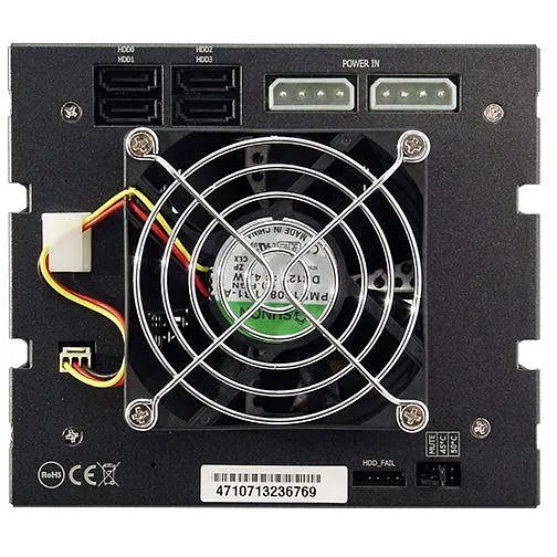 Бекплейн Chieftec SST-3141SAS 3x5.25 -> 4x3.5 HDD Hot-Swap Aluminium - фото 3