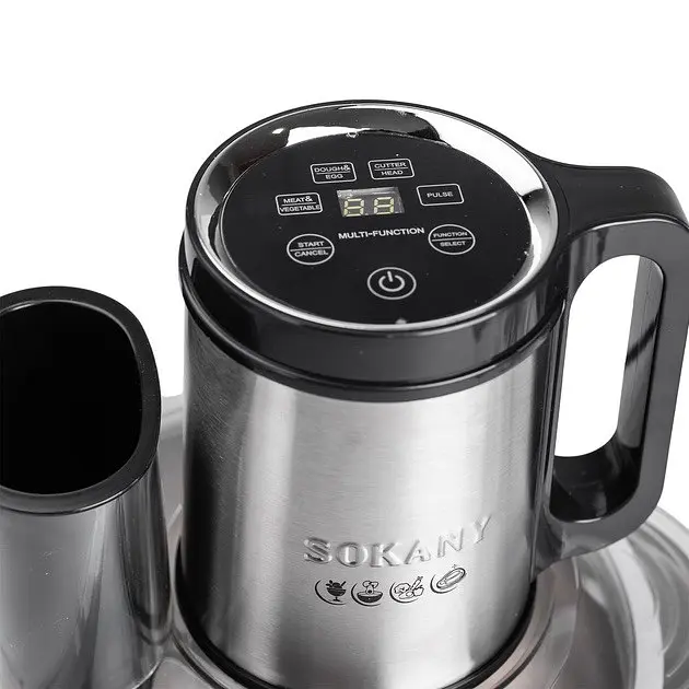 Многофункциональный блендер измельчитель Sokany SK-06036, 6в1 800Вт чаша 5.5л - фото 4