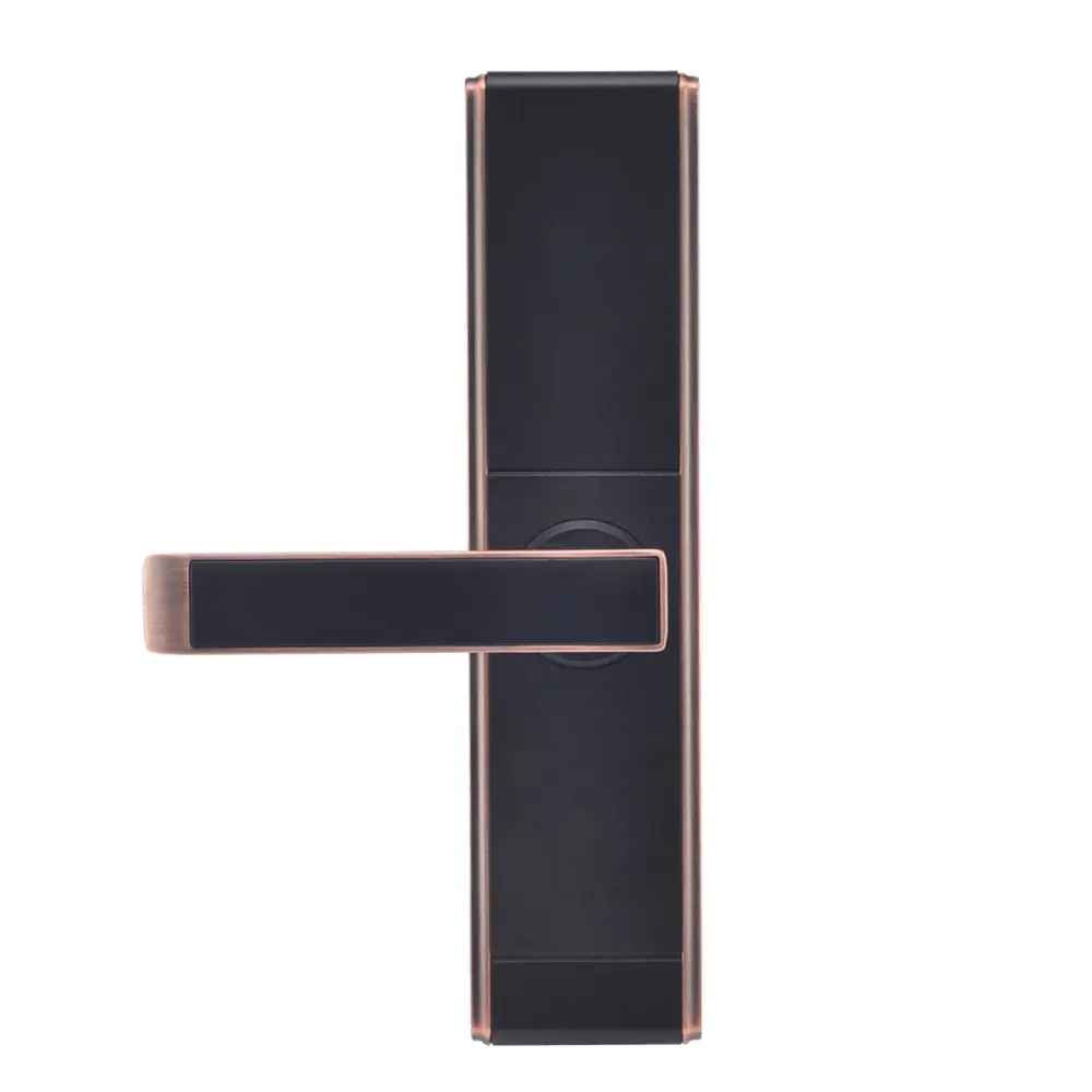 Замок біометричний автономний Trinix TRL-5109BTF Red Bronze Right з Bluetooth, зчитувачем відбитків пальців і карт Mifare (65-00049) - фото 4