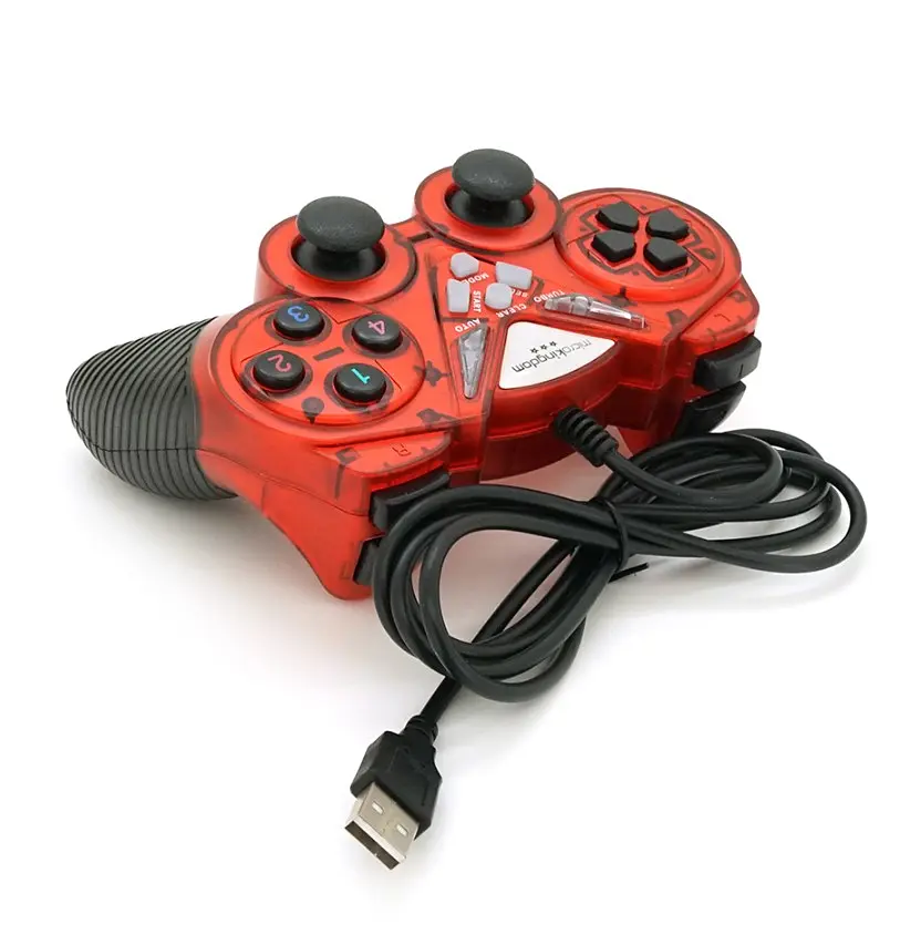 Геймпад джойстик Microkingdom 8600 DoubleShock USB Red - фото 2
