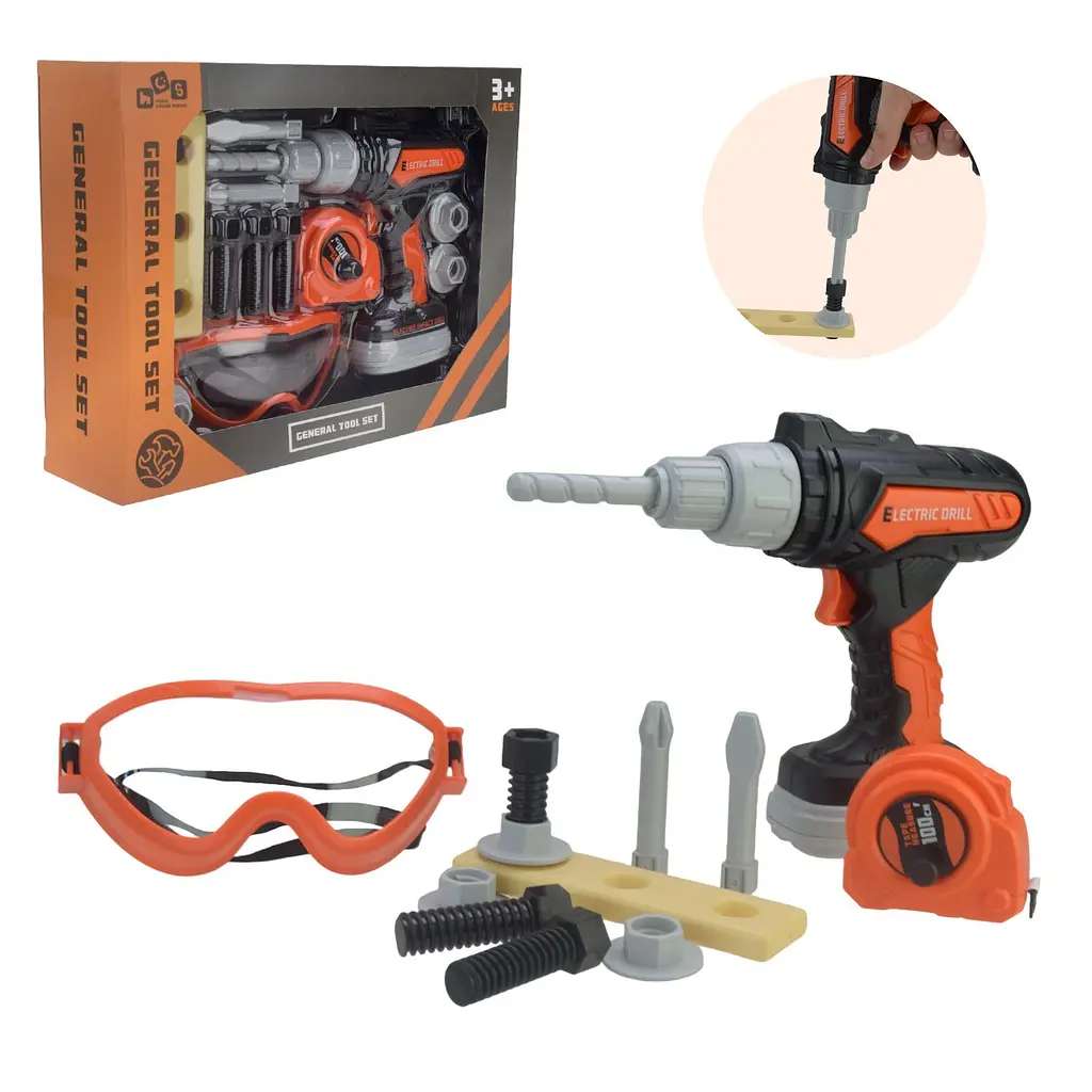 Ігровий набір інструментів зі звуковим шурупокрутом та рулеткою General Tool Set (778-18)