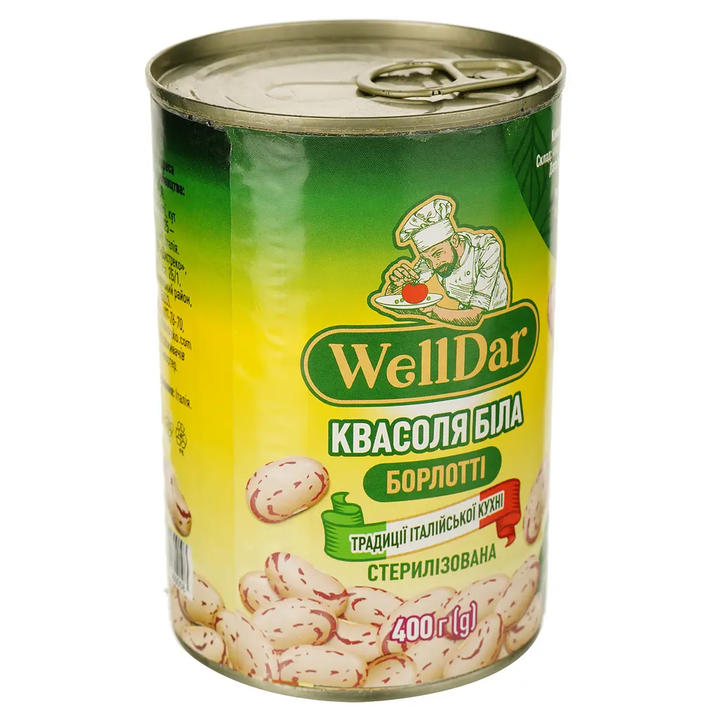 Квасоля біла WellDar італійська борлотті 400 г - фото 2