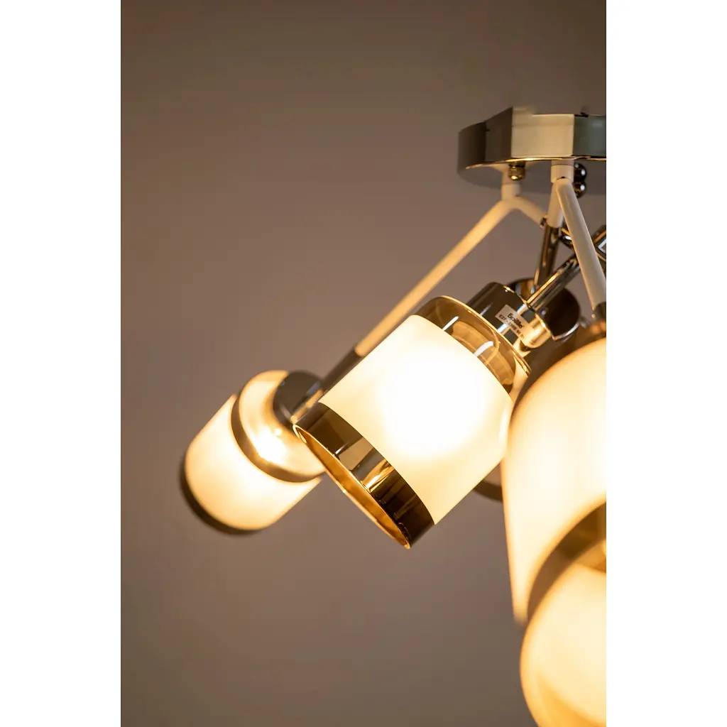 Люстра Brille LK-734C/4 E27 WH+CH - фото 4